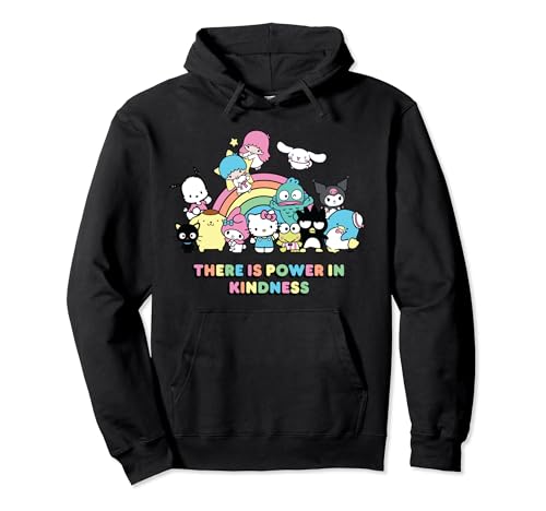 Hello Kitty and Friends There is Power in Kindness unisex adult Pullover Hoodie, Long Sleeve