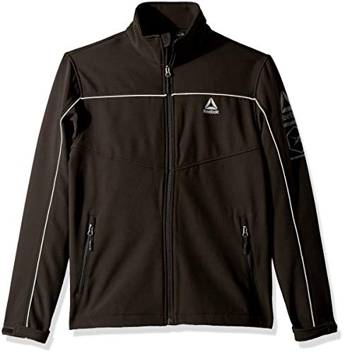 Reebok Men's Standard Softshell Active Jacket, Strengthen Power Black, XL