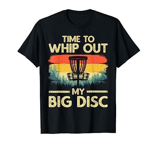 Funny Disc Golf Art For Men Women Flying Disc Sport Players T-Shirt