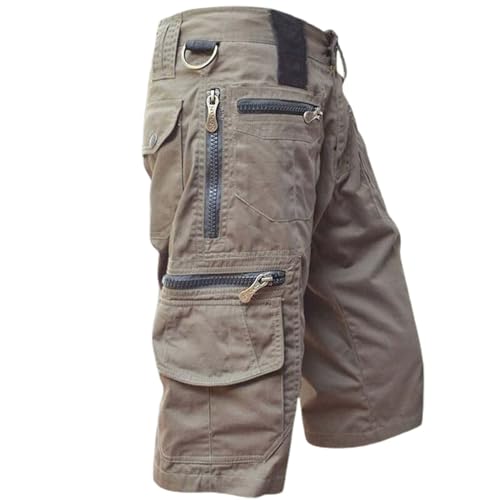 Men's Cargo Shorts Relaxed Fit Camo Short Outdoor Multi-Pocket Cotton Work Shorts Casual Hiking Shorts for Men