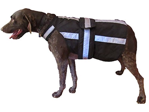 XLARGE BLACK DOG HEAVY NYLON COAT