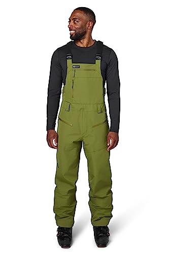 Flylow Men's Firebird Bib Waterproof Breathable Ski & Snowboard Pant - Moss - Medium