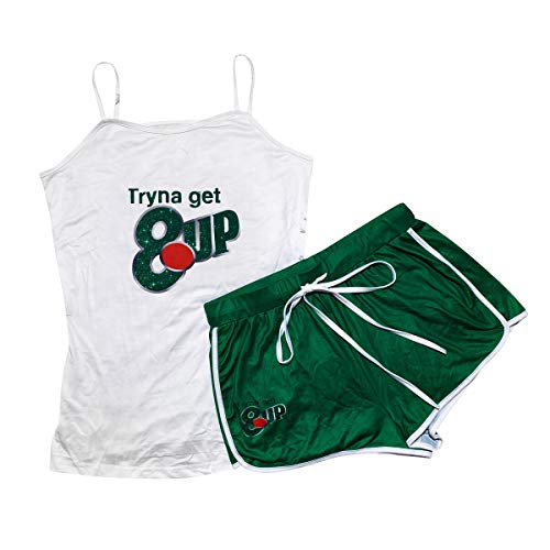 ksotutm Summer Outfits Women's Sexy 2 Piece Outfits Summer Casual Printed Tank Top and Shorts Tracksuit 2 Piece Shorts Set for Women