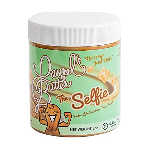 Laurel’s 'The Selfie' Butter – Cinnamon Toast Crunch - High Protein Butter - Keto Friendly - Healthy Nut Butter Snack - Low Carb Butter - Gluten & Preservatives Free- Kosher certified- No Added Sugar Butter - (8 Oz)