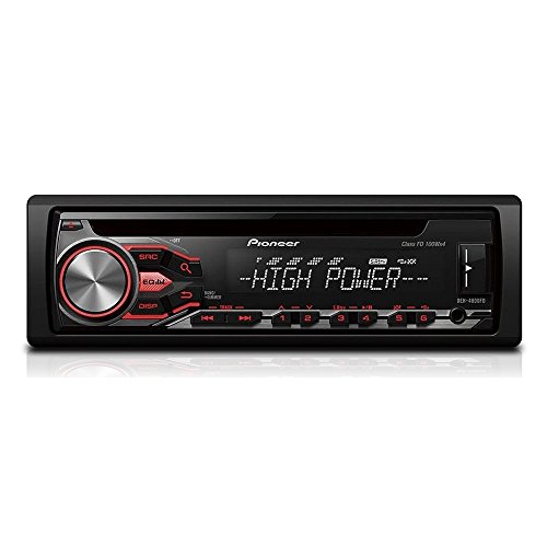 Pioneer DEH-4800FD High Power Car Stereo with RDS Tuner, USB and Aux-in. Supports iPod/iPhone and Direct Control.