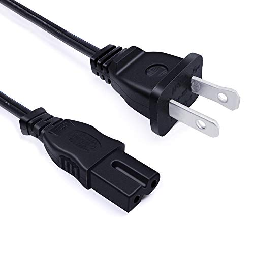 UL Listed Power Cord Replacement for Hisense 40H5 50H5 50H5G 32H3E 32H3B2 40H4C 50H6B 55H6B 48H5 50K23DG 40H4C 32K20DW 55K610GWN 50H5G 50H7GB TV 8ft AC Power Cord Cable