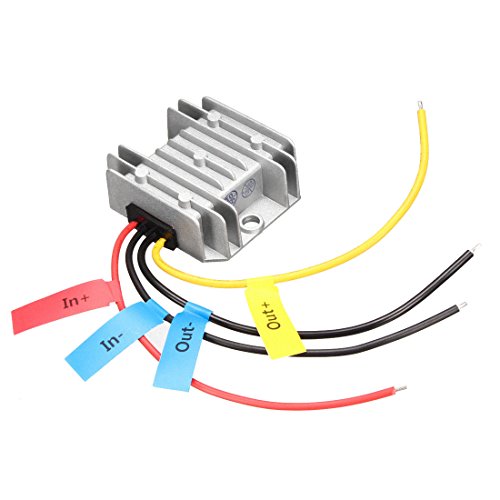 uxcell Uxcell Power Converter Regulator DC 12V/24V to DC 5V 10A 50W Waterproof Voltage Convert Transformer