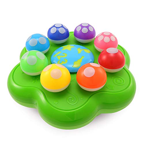 BEST LEARNING Mushroom Garden - Interactive Educational Light-Up Toddler Toys for 1 to 3 Years Old Infants & Toddlers - Colors, Numbers, Games & Music for Kids - Ideal Baby Toy as a Gift for Christmas
