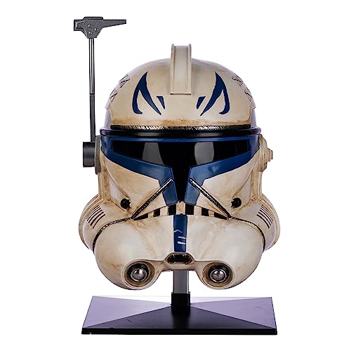 DressVoguer Rex Helmet Phase 2 Mask SW Series Halloween Cosplay Costume Collectible Props (Clone Rex Helmet)