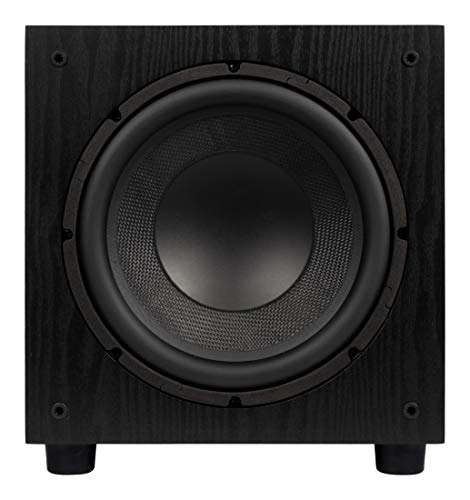 Elac SUB1010 120 Watt 10' Powered Subwoofer, Black, SUB1010-BK