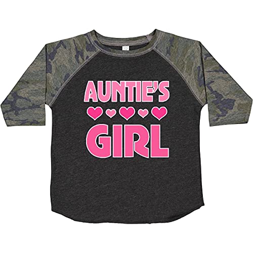inktastic Auntie Girl Niece Toddler T-Shirt 4T Smoke and Vintage Camo 309ef