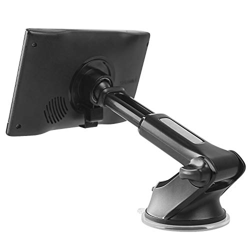 APPS2Car GPS Dash Mount, Dashboard Windshield Sticky Suction Mount w/One Hand Operated Semi-Auto Telescopic Arm Additional Replacement Upgrade Mount for Garmin Nuvi Dezl DriveSmart StreetPilot