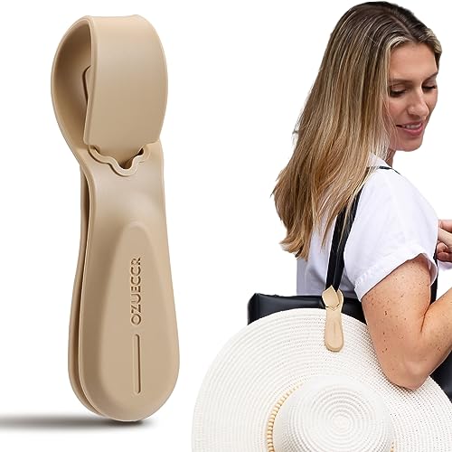 Ozueccr Magnetic Hat Clip for Travel – High Strength Magnet Hat Holder for Traveling Fits on Bags, Luggage, Backpacks, Purses, Totes…