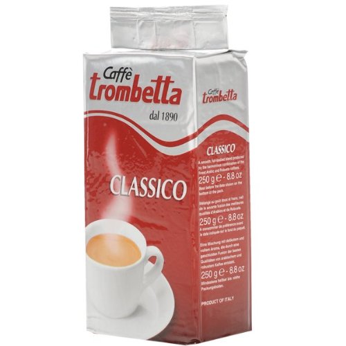 Trombetta Gusto Classico Grinded Coffee, 1 lb (Pack of 2)