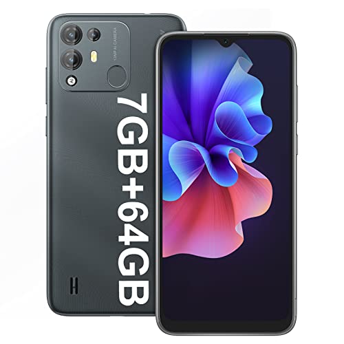 Blackview Unlocked Phones, A55 Pro, 4G Dual Sim Unlocked Cell Phones Android 11, 7GB+64GB/ 256GB Expandable, 6.528' HD Unlocked Smartphone, 4780mAh Battery, Face ID/Fingerprint Unlock T-Mobile Phone