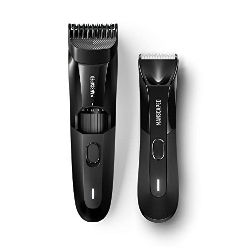 MANSCAPED The Beard & Body Bundle Contains: The Beard Hedger Premium Precision Beard Trimmer and The Lawn Mower 4.0 Waterproof Electric Body Hair Trimmer