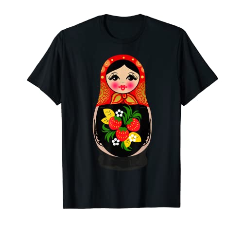 Beautiful Matryoshka Russian Nesting Doll Gifts For Women T-Shirt
