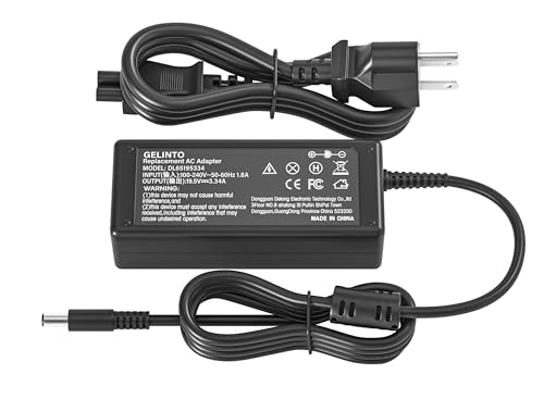 Laptop Charger for Dell Inspiron 14 15 3501 3505 3502 5502 5406 5515 5100 5505 7300 7400 Vostro 5301 5402 AC Power Supply Adapter Cord 65W 19.5V 3.34A