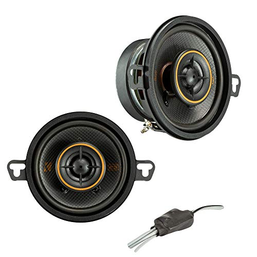 Pair Kicker 47KSC3504 KSC3504 3.5' 50 Watt 2-Way Car Stereo Speakers KSC350