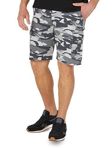 Lee Men's Extreme Motion Swope Cargo Short, Graphite Camo, 30
