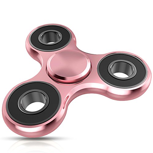 ATESSON Fidget Spinner Toy Ultra Durable Stainless Steel Bearing High Speed 2-5 Min Spins Precision Metal Material Hand Spinner EDC ADHD Focus Anxiety Stress Relief Killing Time Toys for Adults Kids