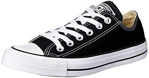 Converse Men's Low Chuck Taylor Black Canvas Sneaker 10.5 D(M) US