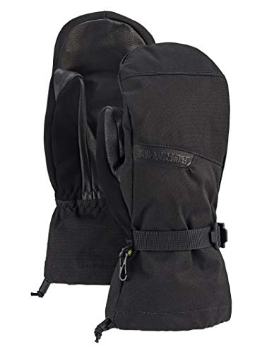 Burton Mens' Deluxe Gore-TEX Ski & Snowboard Winter Mittens (True Black, Medium)