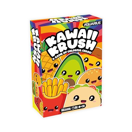 AQUARIUS Kawaii Krush Card Game - Fun Family Party Game for Kids, Teens & Adults - Entertaining Family Game Night Gift - 2 to 7 Players - Ages 6 & Up