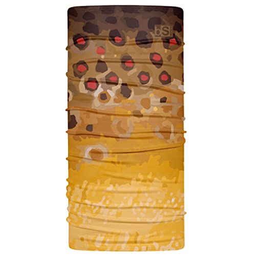 BLACKSTRAP Daily Tube UV Sun Protection Neck Gaiter, Sun Mask, Multifunctional Headwear (Brown Trout)