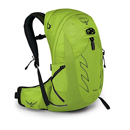 Osprey Talon 22L Men's Hiking Backpack with Hipbelt, Limon Green, L/XL