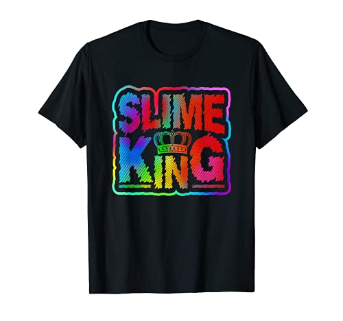 Slime King Boys Birthday Supplies DIY Party Kit Fun Gift T-Shirt