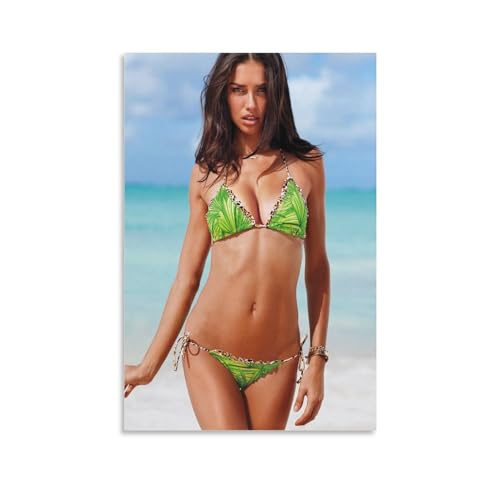 Adriana Lima Brazilian Model Sexy Swimsuit Poster (4) Canvas Painting Wall Art Poster Used for RoomCanvas Painting Posters And Prints Wall Art Pictures for Living Room Bedroom Decor 24x36inch(60x90cm