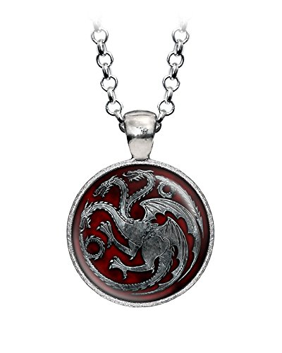 Wearable Treasures Thrones Pendant, Game Necklace, Fantasy Jewelry, Birthday Set, Wedding Party, Geeky Gifts, Nerdy Presents