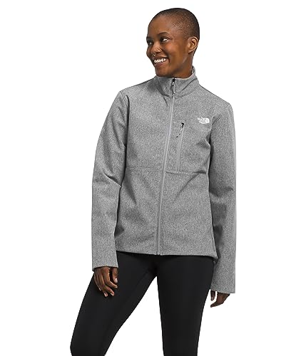 THE NORTH FACE Women's Apex Bionic 3 Jacket, TNF Medium Grey Heather, Large