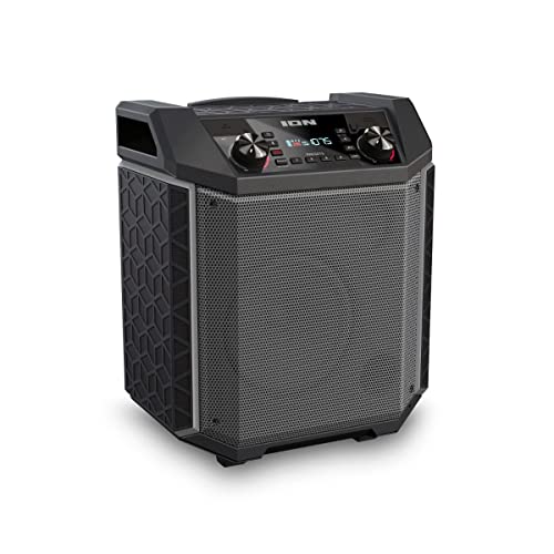 Ion Audio Highlander High-Power All Weather Portable Speaker Bluetooth (Renewed)