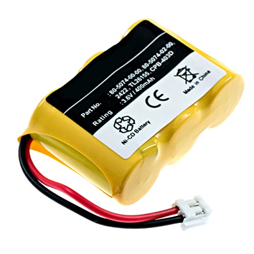 Vtech 80-5074-00-00 Cordless Phone Battery Replacement for 3-1/2AA w/JST Battery