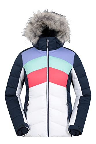 Mountain Warehouse Cascade Womens Padded Ski Jacket - Water-resistant, Breathable, Warm & Cosy Mixed 18