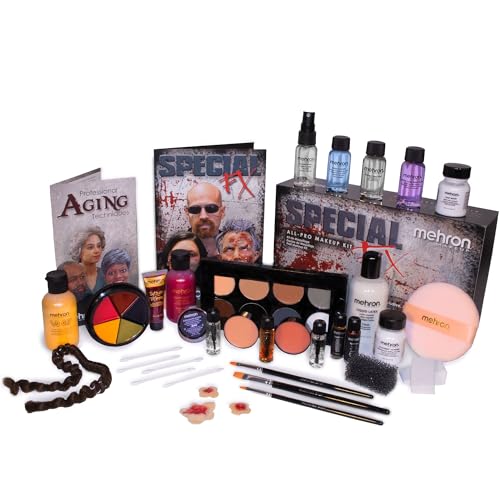 Mehron Makeup Special FX All-Pro Makeup Kit | Complete Professional Stage Makeup Kit | Special Effects Makeup Kit for Theatre, Halloween, & Cosplay