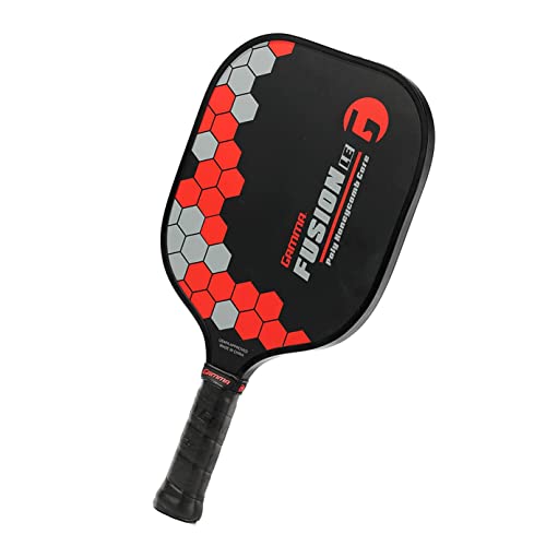Gamma Sports Pickleball Paddles: Pickleball Rackets - Textured Fiberglass Face - Mens and Womens Pickle Ball Racquet - Indoor and Outdoor Racket: Fusion LE ~8 oz