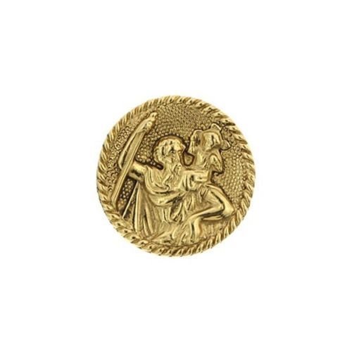The Vatican Library Gold Tone Collection St. Joseph Religious Tie Tac Pin
