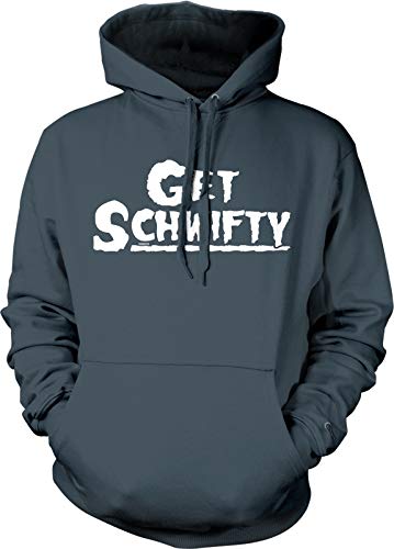 Hoodteez Get Schwifty Hooded Sweatshirt, XL Char