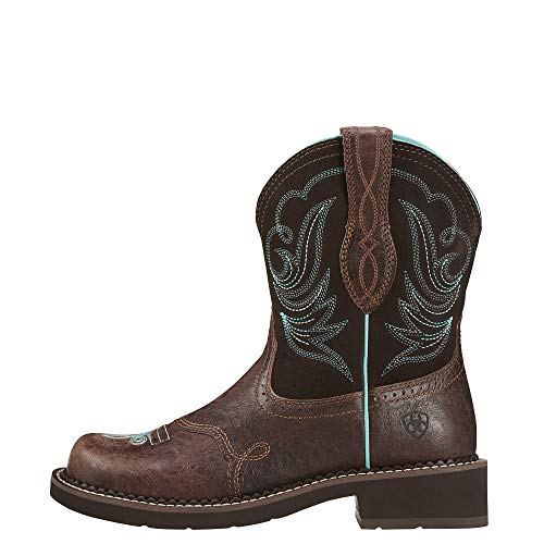 Ariat Womens Fatbaby Heritage Dapper Western Boot Royal Chocolate/Fudge 8