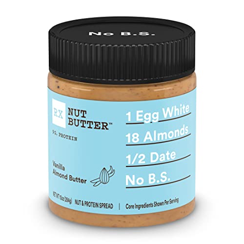 RXBAR Nut Butter Almond Butter, Protein Snack, Lunch Snacks, Vanilla (2 Jars)