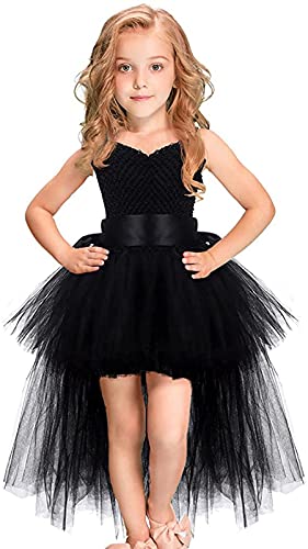Girls Tutu Dress Christmas Princess Tulle Dress Holiday Party Prom Dresses for Toddler Birthday Outfit, Special Occasion Black