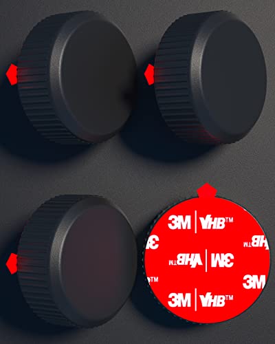 Air Tags-4 Pack IPX8 Waterproof Holder, Airtag Case with 3m Adhesive Sticker, Apple Airtag Tracker Hidden Shockproof Protective Case for Luggage Laptop Car Bike Remote Drone（Black）