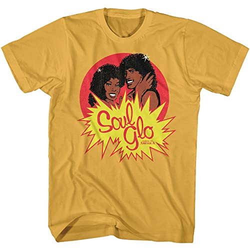 Coming to America 80s Movies Soul Glo Adult Short Sleeve T-Shirts Funny Tshirts Cool Graphic Tees Orange