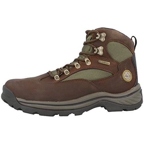 Timberland mens Chocorua Trail Mid Waterproof Sneaker, Brown/Green, 10.5 US
