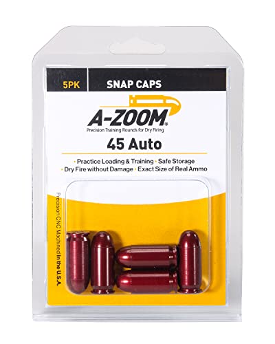 Azoom .45 ACP Caliber Snap Cap,Red