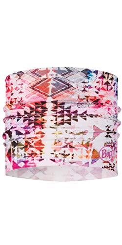 BUFF CoolNet UV Half Neck Gaitor, UPF 50 Sun Protection, Breathable, Cooling Bandana, Versatile, Quick Dry Face Mask, Azir, Adult Size