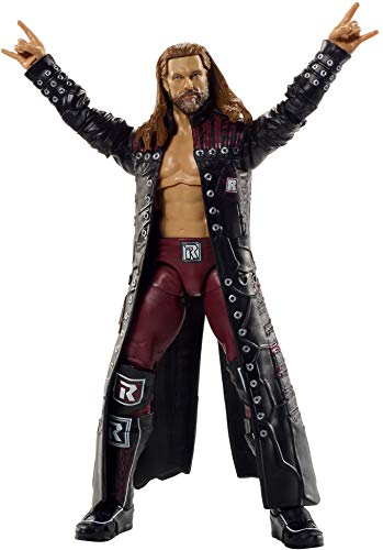WWE Ultimate Edition Edge Action Figure, 6-in / 15.24 cm, with Extra Head, Swappable Hands, Interchangeable Arms & Royal Rumble Return Jacket for Ages 8 Years Old & Up